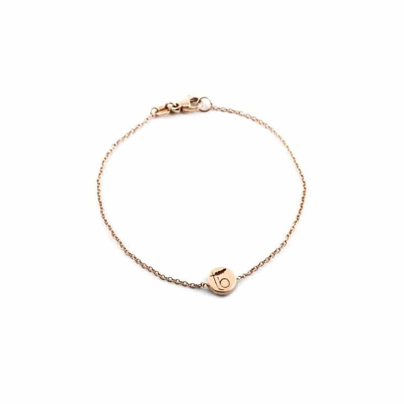 Thais Bernardes BRACCIALE coriandolo IN ORO ROSA Vendita