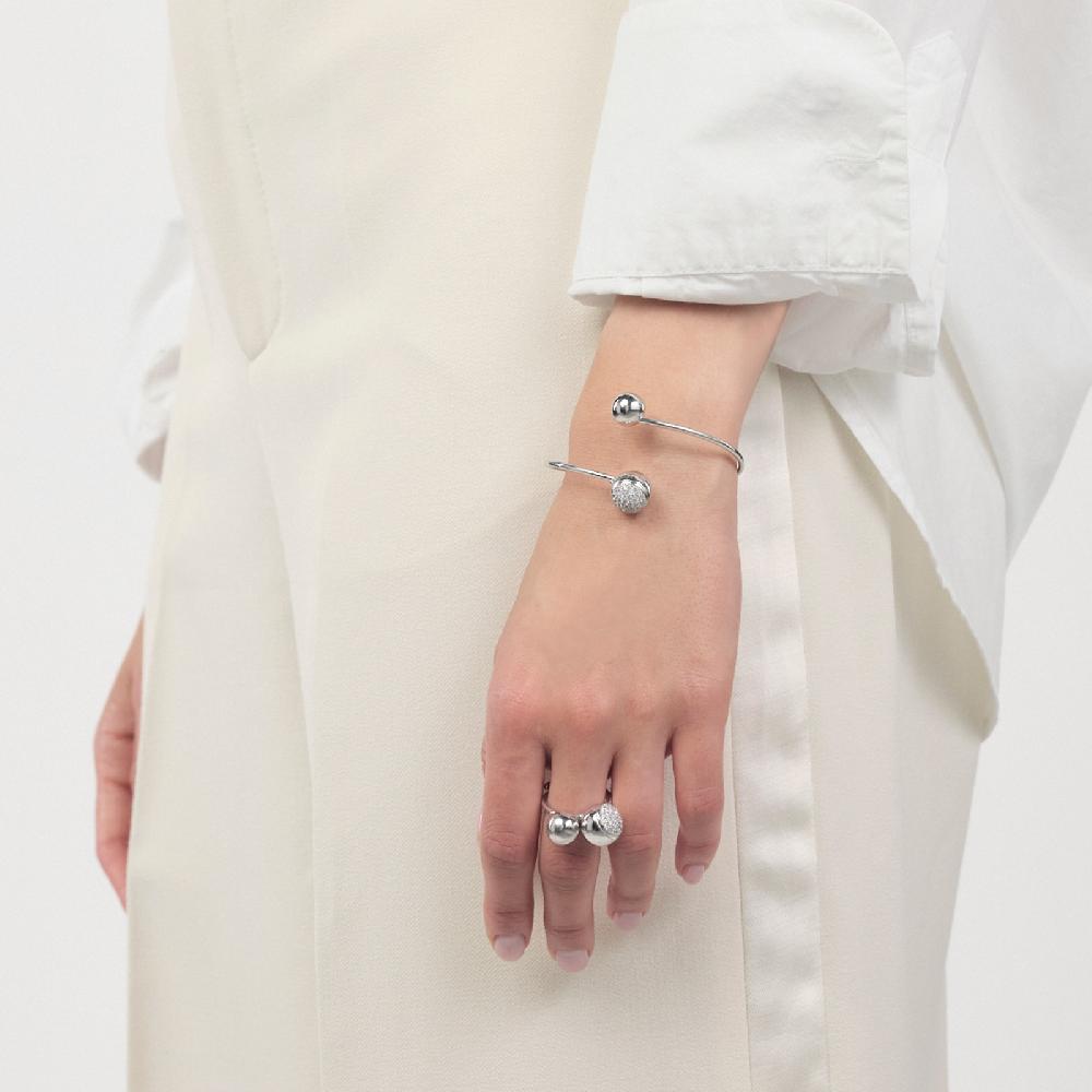 Unoaerre Anello in argento con pavé | UNOAERRE Gioielli Vendite Flash